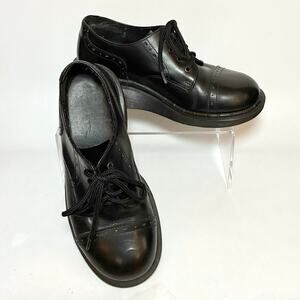 Vintage Dr. Martens MIE Wedge Cap Oxford Shoes 3A31 England Size UK 5 US Wmn 7.5